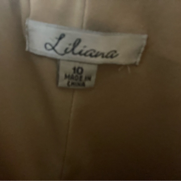 Gold cocktail dress - Picture 3 of 4